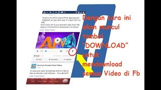 Cara Mudah Download Semua Video Facebook di Android [upl. by Helsell]