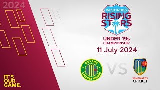 🔴 LIVE Guyana v Windward Islands  CWI Women’s Under 19 20over Championships 2024 [upl. by Pinkerton]