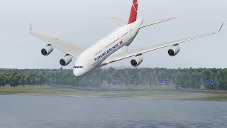 A380 Crashing Into Water Right After Vertical Takeoff XP11 [upl. by Nyllaf964]