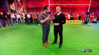 Pitch demo Brian ODriscoll magic  Rugby Tonight [upl. by Fadas]