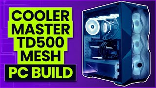 RTX 3080 Gaming PC Build 2021  Ryzen 7 5800X in Cooler Master TD500 Mesh [upl. by Elfstan]