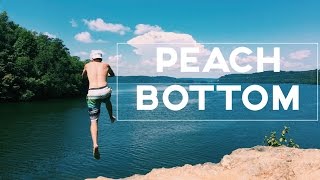 PEACH BOTTOM CLIFF JUMPING [upl. by Nicolina]