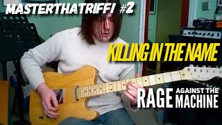 Killing In The Name by Rage Against That Machine  Riff Guitar Lesson wTAB  MasterThatRiff 2 [upl. by Ellison500]