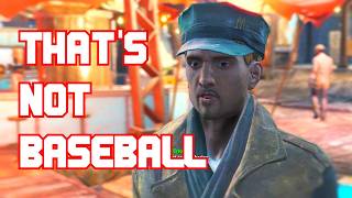 Baseball rules with Robert MacCready Fallout 4 [upl. by Sumner]