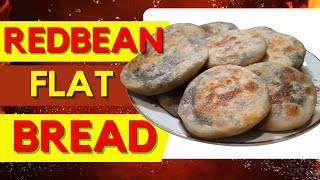 Sweet Flat Bread And Red Bean Paste NO SUGAR [upl. by Ahsikyw]