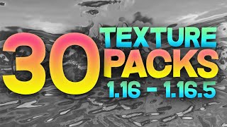 ✨ 30 Packs De Texturas Para Minecraft 116  1165  SIN LAG 🔥 [upl. by Krissy]