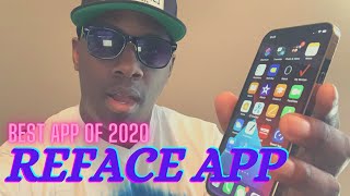 How to use REFACE APP BEST APP OF 2020My new Favorite App [upl. by Akinal]