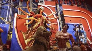 Durga Pujo 2024 Ekdalia Evergreen Ma Durga Reached Pandal lI Lifting Huge Ma Durga ll First Look [upl. by Johann]