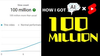 【AI × YouTube】 How I Created a Video That Got 100 Million Views Exclusive Reveal [upl. by Fisken]