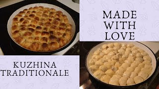 MANTIA me mish ose gjath 🥰 Recepti i Gjyshes  Minced meat bags  Dumplings to bake easy [upl. by Ainud]