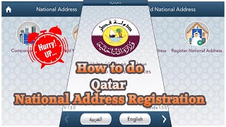 HOW TO REGISTER QATAR NATIONAL ADDRESS [upl. by Ellekcir]