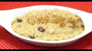 Arroz con Dulce al estilo Puerto Rico or Sweet Rice Pudding [upl. by Anuaek]