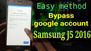 Frp Bypass Samsung J5 2016 [upl. by Ettegirb]