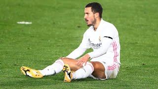 Eden Hazard Injury Records at Real Madrid PSG and Alaves [upl. by Cirek]