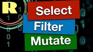 R programming for beginners Manipulate data using the tidyverse select filter and mutate [upl. by Connie]