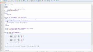An Introduction to jQuery Templating [upl. by Nooj]