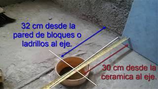 Como instalar o colocar tuberías en un baño  Plomería  PVC  UPVC [upl. by Jessy508]