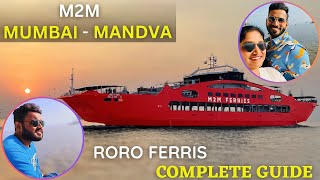 M2M Ferry  Mumbai to Alibaug RORO Ferry  Complete Experience amp Details [upl. by Neddie]