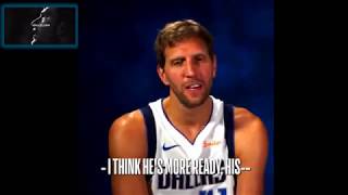 Luka Doncic vs Dirk Nowitzki  NBA Readiness comparison vs the best Mavericks player in history [upl. by Netsrijk429]