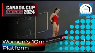 Full Video  2024 Canada Cup of Diving  Womens 10M Platform Final womensdiving [upl. by Yhtomot898]