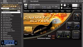 Samplelogic Cinematic Guitars review  SoundsAndGear [upl. by Attenwad]