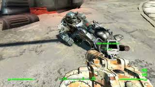 Brotherhood knight survives vertibird crash  Fallout 4 [upl. by Accisej870]