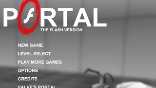 Portal The Flash Version Walkthrough [upl. by Ellertal]