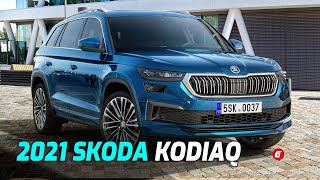 FIRST LOOK 2021 Skoda Kodiaq Facelift [upl. by Ula]