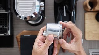 How to modify the Portafilter DeLonghi Dedica EC685 using a non pressurized filter basket and test [upl. by Wald642]