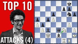 Fabiano Caruana Top 10 Attacks 4  Karjakin vs Caruana [upl. by Millian]