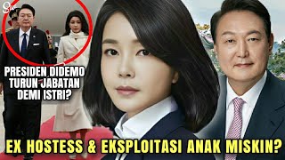 SKANDAL MEMALUKAN EXHOSTESS EKSPLOITASI ANAK MISKIN FAKE STOCK FIRST LADY SOUTH KOREA KIM KEONHEE [upl. by Nnylyrehc]