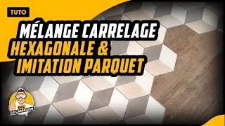 Comment poser du carrelage hexagonale avec de limitation parquet [upl. by Segalman]