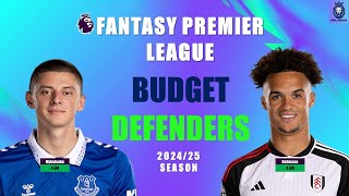 TOP £45M BUDGET DEFENDERS  Fantasy Premier League 202425 [upl. by Severn305]