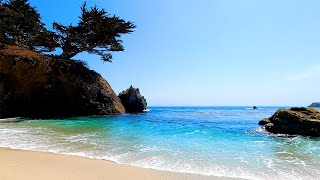 Zen Moment 3 Hours on The Best Beach in California 4K Video [upl. by Belldas]