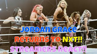 Streamers React  Jordynne Grace returns to NxT wwe nxt tna [upl. by Irbua313]