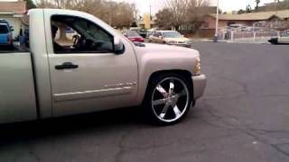 26 inch rims on silverado [upl. by Ddarb]