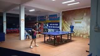 Table tennis training forehand with Viscaria Super ALC blade amp 729 Battle II rubber [upl. by Kruter598]