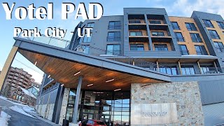 Hotel Report Yotel PAD  Park City UT  Studio Pad With Balcony [upl. by Naimed]