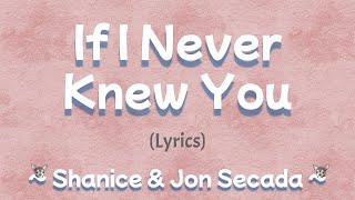 If I Never Knew You Lyrics Pocahontas Movie 1995 OST  Jon Secada amp Shanice [upl. by Aleck192]