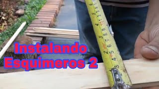 🤪COMO INSTALAR ESQUINEROS DE MADERA PARA PROTEJER LAS PAREDES Y MUCHETAS PARTE 1 [upl. by Channa130]