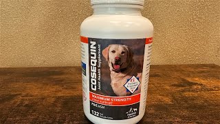 Nutramax Cosequin Maximum Strength Joint Supplement for Dogs [upl. by Ahsiuq]