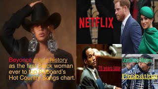 CHANELS REALITY is live Beyonce breaking records The Prince and PrincessNetflix Jonathan Majors [upl. by Aitnyc]