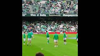 Borja Iglesias Calentamiento en la previa del partido BetisMallorca Temporada 202324 041123 [upl. by Yreffoeg282]