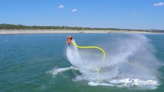 Flyboard Tricks SUPERMAN TO BACKFLIP in slow motion by Damone Rippy amp Flycaptain [upl. by Ellynad]