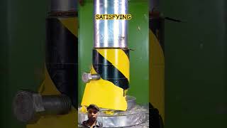 Crunch Crush With 150 Ton Press 😀🥰 satisfying oddlysatisfying hydraulicpress waterbottle [upl. by Bottali146]