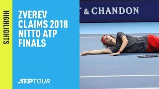 Highlights Zverev Defeats Djokovic In Final Of Nitto ATP Finals 2018 [upl. by Teri282]