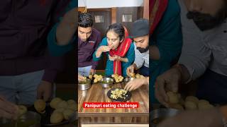 food challenge short video new  best family food challenge  panipuri challenge with family food [upl. by Schechter574]