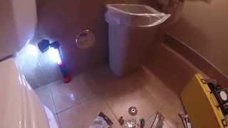 How to remove shut off valve close to wall part2 [upl. by Vidovik]