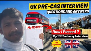 My pres CAS Interview UK 🇬🇧 experience [upl. by Farrell]