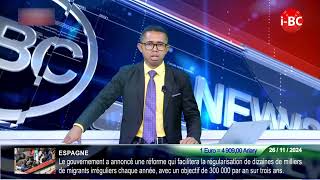 IBC NEWS DU 26 NOVEMBRE 2024 [upl. by Gilliam633]